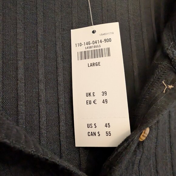 Abercrombie black long sleeve Henley - Picture 3 of 5